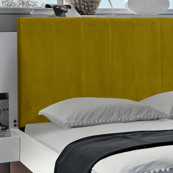 Imagem de Cabeceira de Cama Box Painel Estofada Vitória 120Cm Suede Diversas Cores