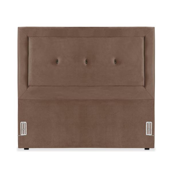 Imagem de Cabeceira de Cama Box Queen 158 cm Alice Larhome Suede Veludo Cuprum