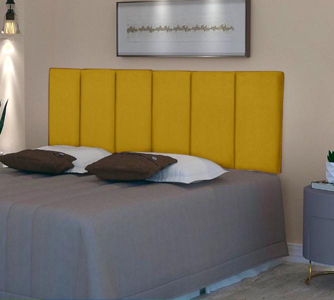 Imagem de Cabeceira de Cama Estofada / Almofadada Cama Box Queen 1,60 x 55 Painel Dubai Varias Cores