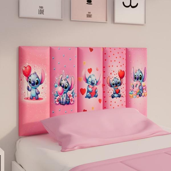 Cabeceira de Cama Solteiro Casal Queen Infantil Personalizada Menino Menina - Pepe Interio...