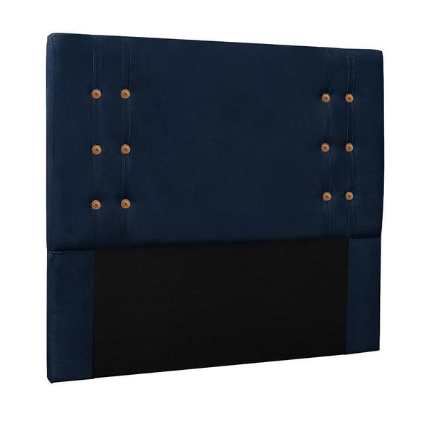 Imagem de Cabeceira Decorativa King Size 1,95M Kors Suede Azul Marinho G63 - Gran Belo