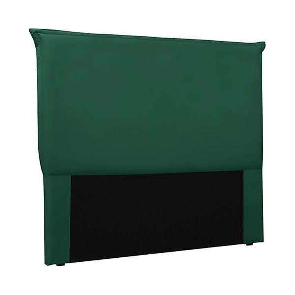 Imagem de Cabeceira Decorativa King Size 1,95M Trento Veludo Verde Floresta G63 - Gran Belo