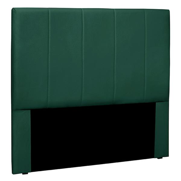 Imagem de Cabeceira Decorativa Queen Size 1,60M Erza Veludo Verde Floresta G63 - Gran Belo