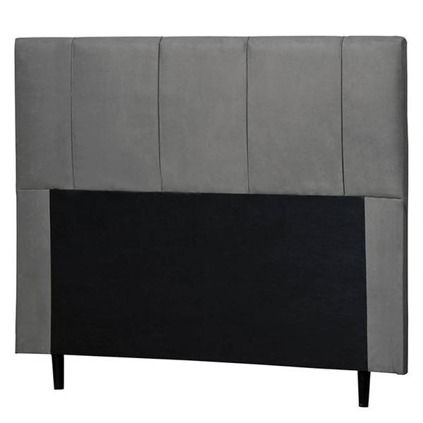 Imagem de Cabeceira Donna Para Cama Box King 193 cm Suede Cinza - D'Rossi