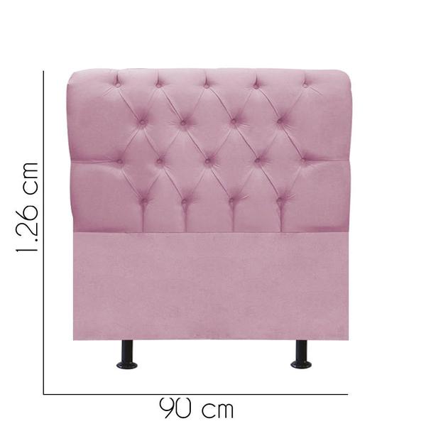 Imagem de Cabeceira Estofada 90 cm para Cama Box Casal Paris - House