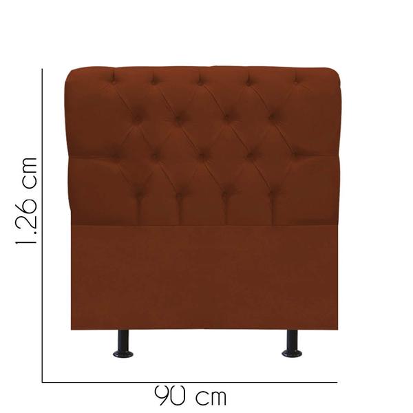 Imagem de Cabeceira Estofada 90 cm para Cama Box Casal Paris - House