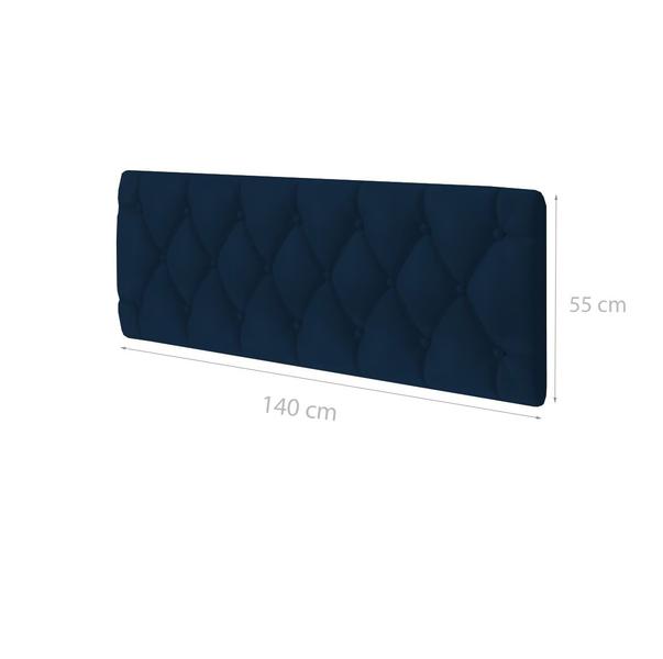 Imagem de Cabeceira Estofada de Cama Box Casal 140 x 55 cm Paris Cores - MagL