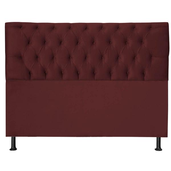 Imagem de Cabeceira Estofada Jade Suede 158 cm Queen Size