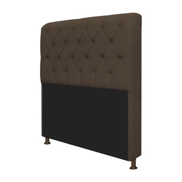 Imagem de Cabeceira Estofada Lady 195 cm Solteiro Com Capitonê Suede - ADJ Decor