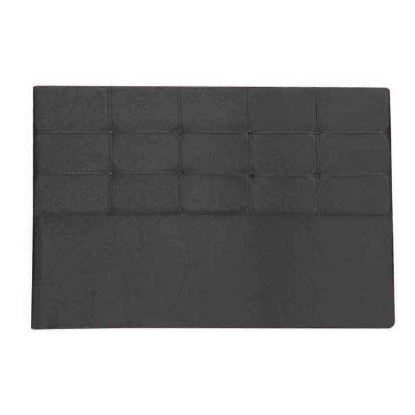 Imagem de Cabeceira Estofada Mel com Botonê para Cama Box Casal 140cm Suede Preto