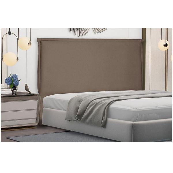 Imagem de Cabeceira Garden Cama Box King 195 Cm Suede Caramelo