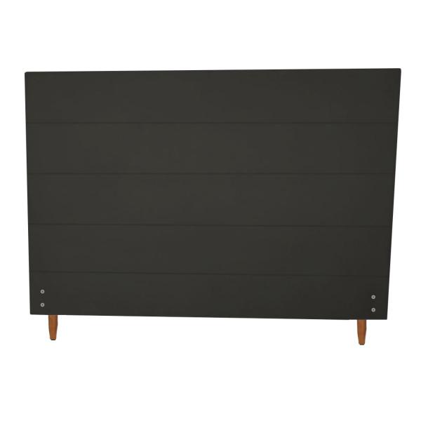 Imagem de Cabeceira Helena 1,20 Cm Para Cama box Suede Cinza Grafite