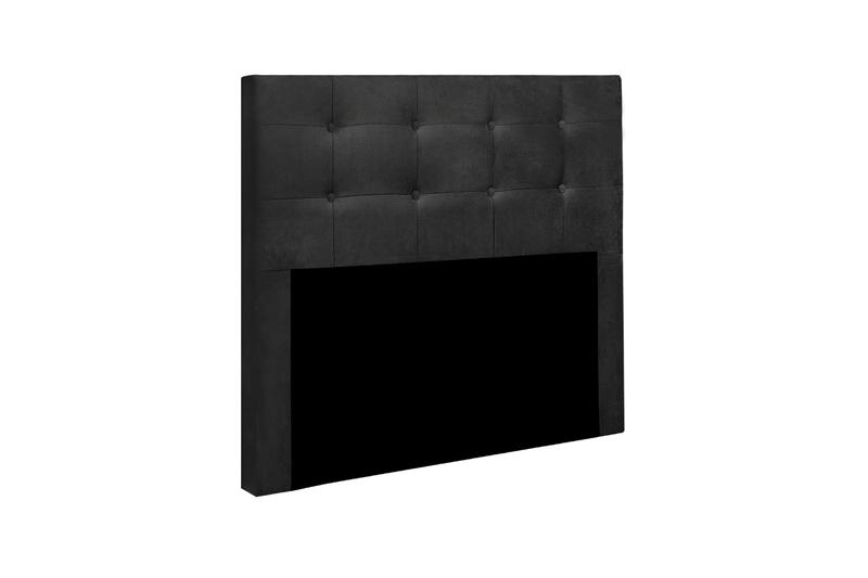 Imagem de Cabeceira HELENA 140cm Suede Preto Topázio Decor