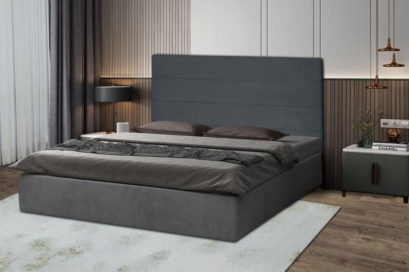 Imagem de Cabeceira Helena 193Cm Para Cama Box King Suede Diversas Cores