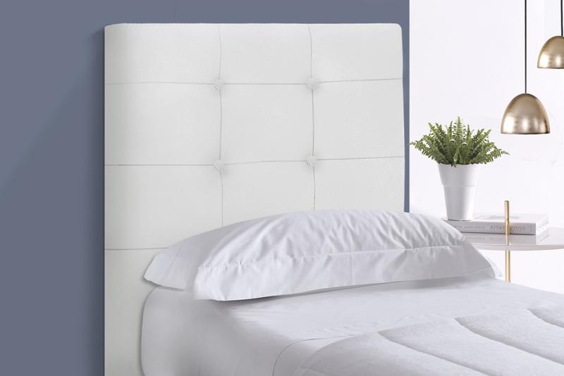 Imagem de Cabeceira HELENA 90cm Material Sintético Branco Topázio Decor