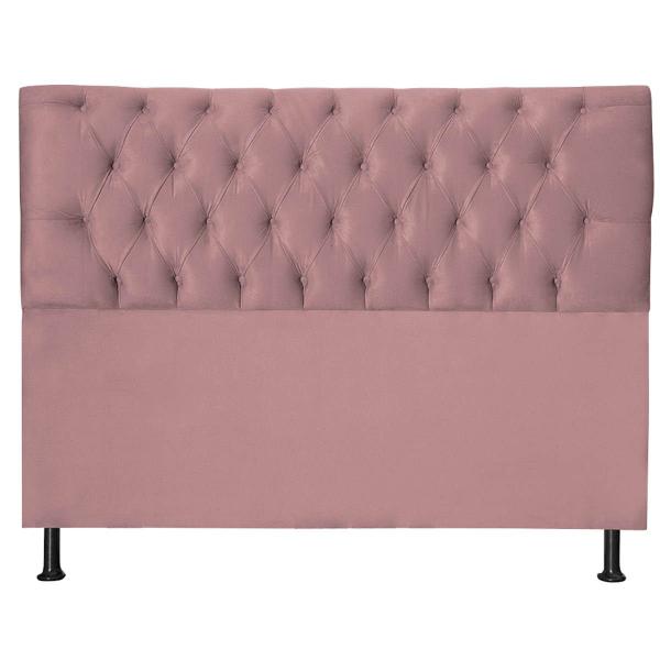 Imagem de Cabeceira Jade 120Cm Para Cama Box Solteiro Suede Rosa