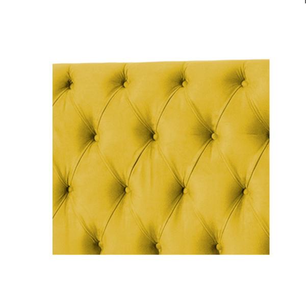 Imagem de Cabeceira Jade 160 Cm Para Cama Box Suede Amarelo