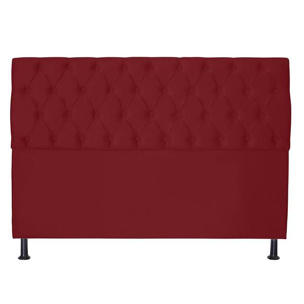 Imagem de Cabeceira Jade 160Cm Para Cama Box Queen Suede Vermelho