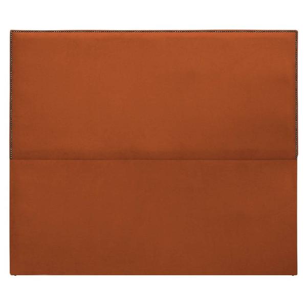 Imagem de Cabeceira King Bali P02 195 cm para cama Box Suede Terracota - Amarena Móveis