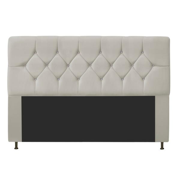 Imagem de Cabeceira King França A05 c/ Strass 195 cm para Cama Box King Corano - ADJ Decor