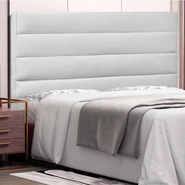 Imagem de Cabeceira La Italiana Para Cama Box Casal 140 cm material sintético Branco - D'Rossi