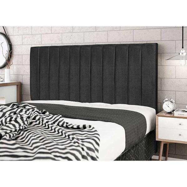 Imagem de Cabeceira Leblon Para Cama Box King 195 cm Suede - SSX Multicoisas