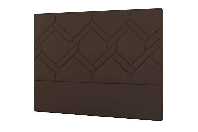 Imagem de Cabeceira Lima Plus Queen 1600mm Suede Chocolate - Simbal