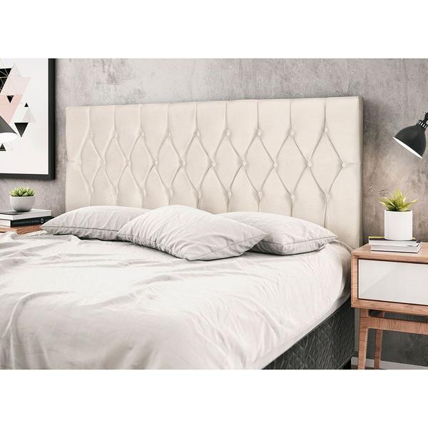 Imagem de Cabeceira Madri Para Cama Box Casal 144 cm Suede - SSX Multicoisas