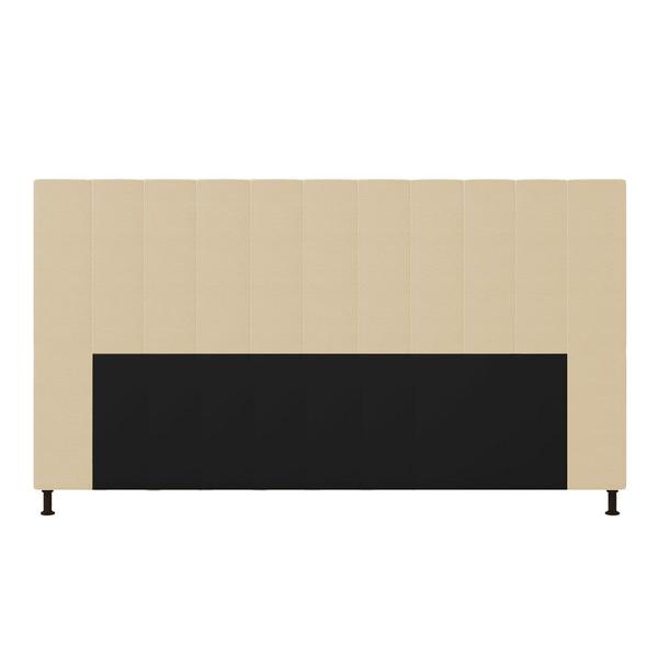 Imagem de Cabeceira Malibu Para Cama Box King 195 cm material sintético Bege - D'Rossi