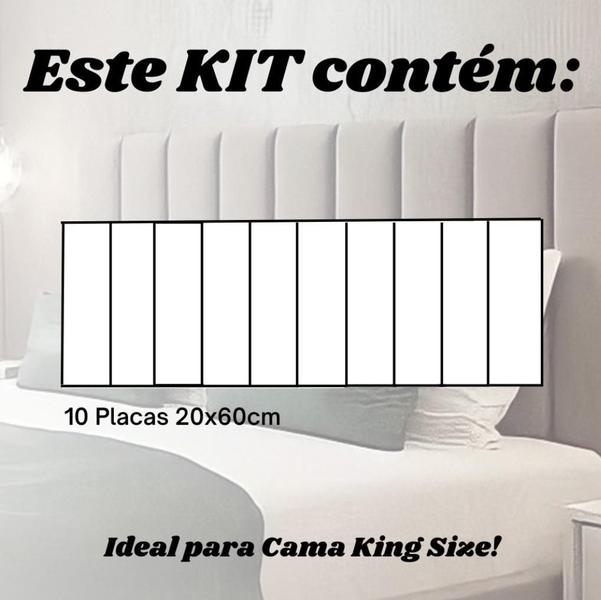 Imagem de Cabeceira Modular King 10 Peças