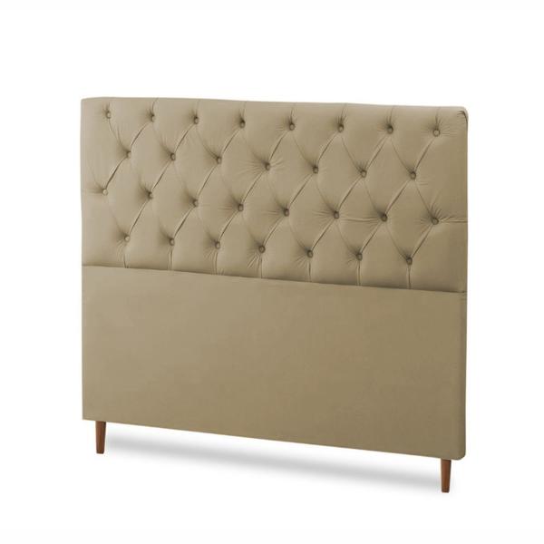 Imagem de Cabeceira Moscou Cama Box Casal 140 CM Suede Camurça