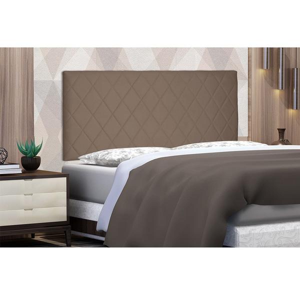 Imagem de Cabeceira Painel Dubai Para Cama Box Queen 160 cm Suede Caramelo - D'Rossi