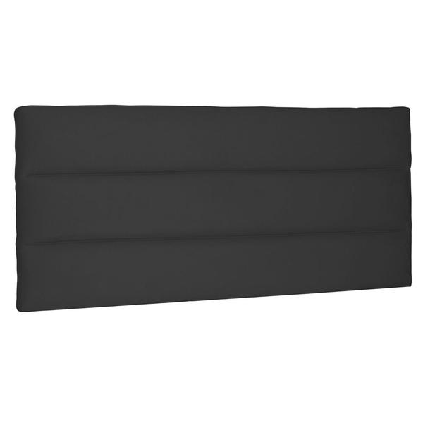 Imagem de Cabeceira Painel Estofada Cama Box Casal King La Italian 195cm Suede Preto - Desk Design