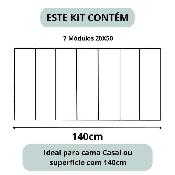 Imagem de Cabeceira Painel Estofada de Casal Modulada Princesa - Kasabela - Veludo