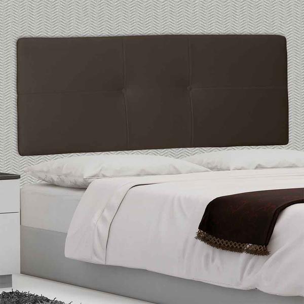 Imagem de Cabeceira Painel King 195 Cm Poliana Suede Marrom - MV Estofados Shop