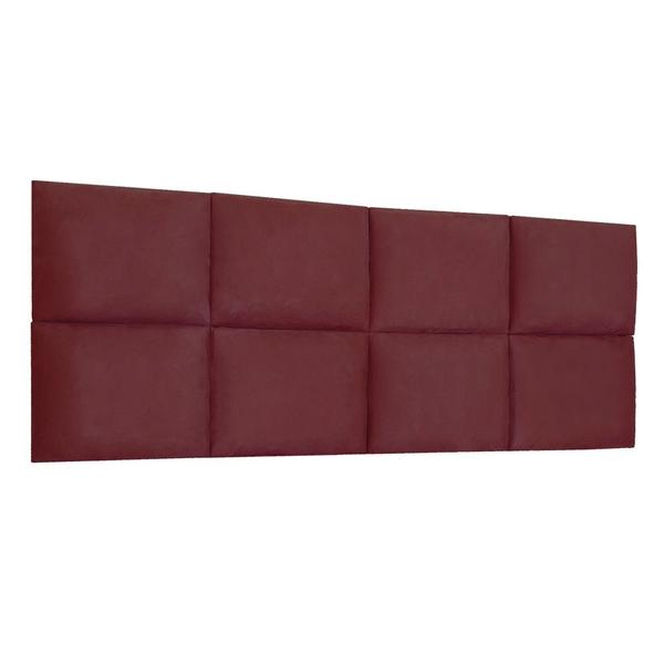 Imagem de Cabeceira Painel Modulada King 1,95m Lorena Suede Marsala - Pallazio