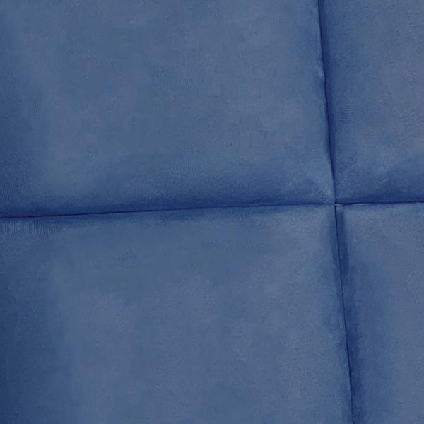 Imagem de Cabeceira Painel Modulada Solteiro 0,90m Lorena Suede Azul Marinho - Pallazio