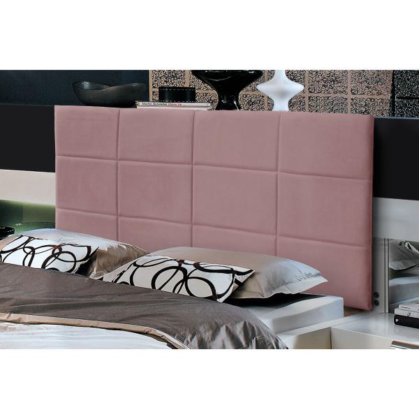 Imagem de Cabeceira Painel Raissa 1,00 Cm Para Cama Box Veludo Rose