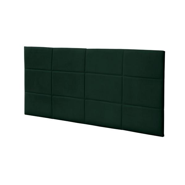 Imagem de Cabeceira Painel Raissa 1,58 Cm Cama Box Queen Verde Militar