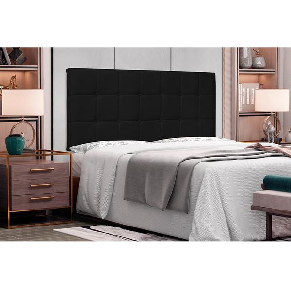 Imagem de Cabeceira Painel Verona Para Cama Box King 195 cm material sintético - D'Rossi