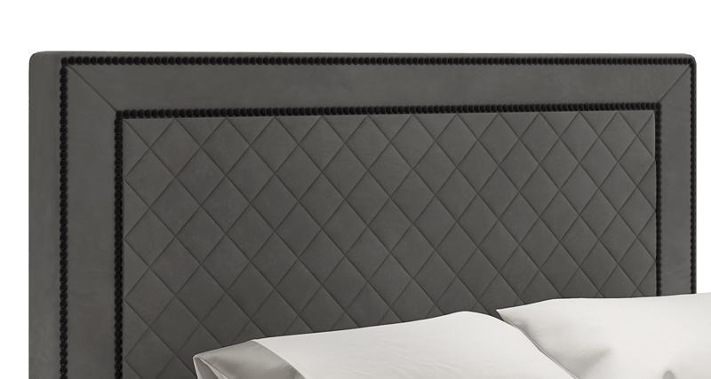 Imagem de Cabeceira Para Cama Box Arezzo Casal 1,40cm Veludo Cinza - FdECOR