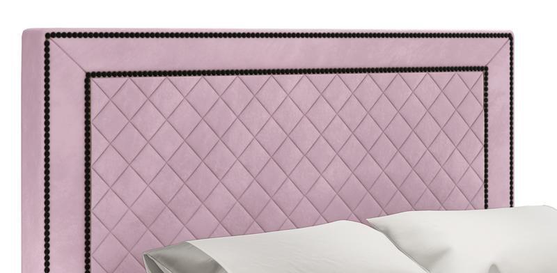 Imagem de Cabeceira Para Cama Box Arezzo Casal 1,40cm Veludo Rose - FdECOR