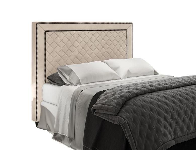 Imagem de Cabeceira Para Cama Box Arezzo Queen 1,60cm Veludo Bege - FdECOR