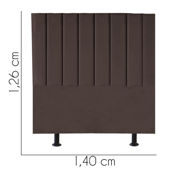 Imagem de Cabeceira para Cama Box Casal 1,40 cm Carla - Oferta House