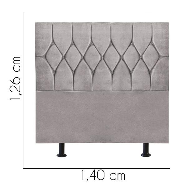 Imagem de Cabeceira para Cama Box Casal 1,40 cm Istambul - Oferta House