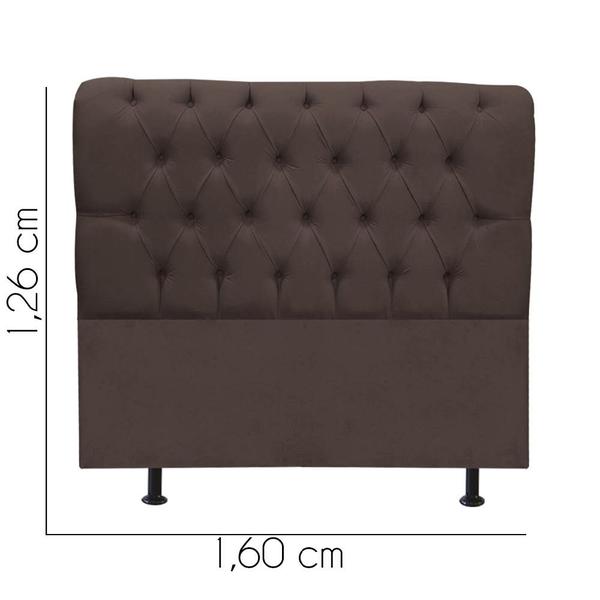 Imagem de Cabeceira para Cama Box Casal 1,60 cm Paris - Oferta House