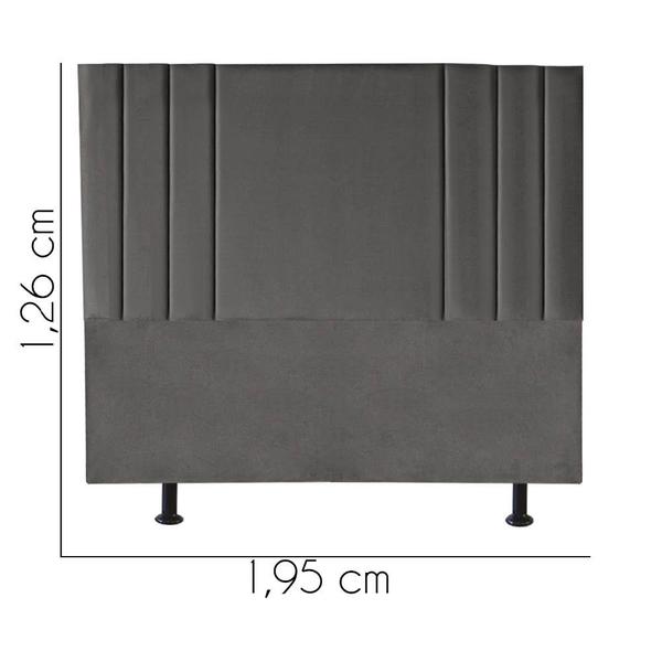 Imagem de Cabeceira para Cama Box Casal 1,95 cm Grécia - Oferta House