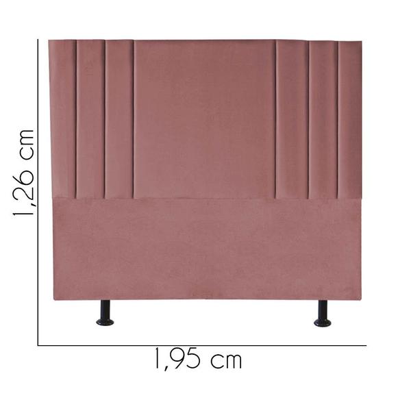 Imagem de Cabeceira para Cama Box Casal 1,95 cm Grécia - Oferta House