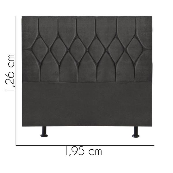 Imagem de Cabeceira para Cama Box Casal 1,95 cm Istambul - Oferta House