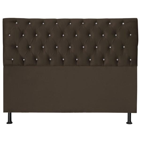 Imagem de Cabeceira Para Cama Box Estofada Pérola 140Cm Casal Suede Diversas Cores